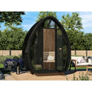 Fjordholz Barrel Sauna Model Luxe-1 Plus Black Edition