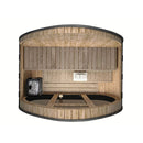 Fjordholz Barrel Sauna Model Luxe-1 Plus Black Edition