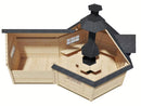 Fjordholz Grillkota mit Anbau Modell Ida 9+4m²