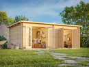 Fjordholz Pultdach Gartenhaus Modell Ezra 6P