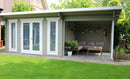 Fjordholz Gartenhaus Modell Jacob 44 C mit Seitendach