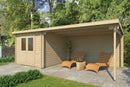 Fjordholz Gartenhaus Modell Gent 28 B