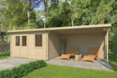 Fjordholz Gartenhaus Modell Gent 28 C