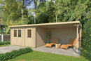 Fjordholz Gartenhaus Modell Gent 28 D