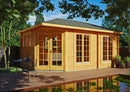 Fjordholz Gartenhaus Modell Glasgow 44 D