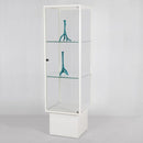Form Department SMART.C11 – Säulenvitrine mit eingerücktem Standsockel