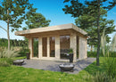 Fjordholz Gartenhaus Modell Greta 44 A