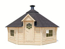 Fjordholz 8-Eck Grillkota Modell Lasse 17,0m² DeLuxe