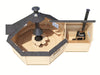 Fjordholz Grillkota mit Saunaraum Modell Finn 17+4m²