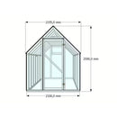 Fjordholz Gewächshaus Modell Greenline Basic 6,5 m²