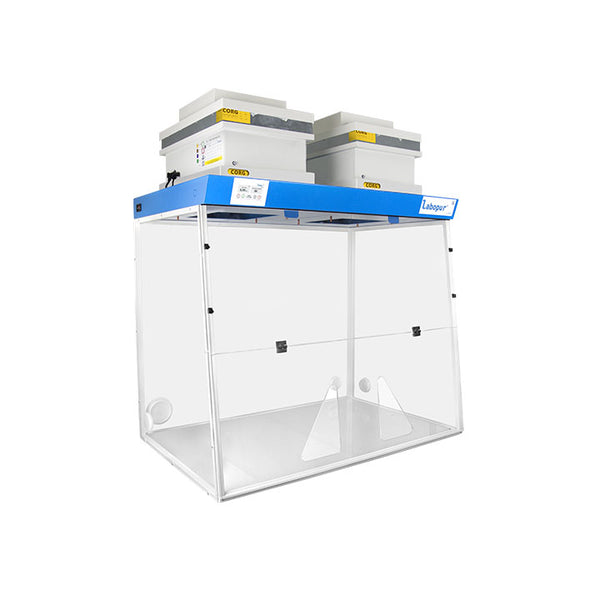 Ecosafe Abluft-abzugshaube 1500 Mm - 2 Module - Für Reinräume - Zwei Öffnungen