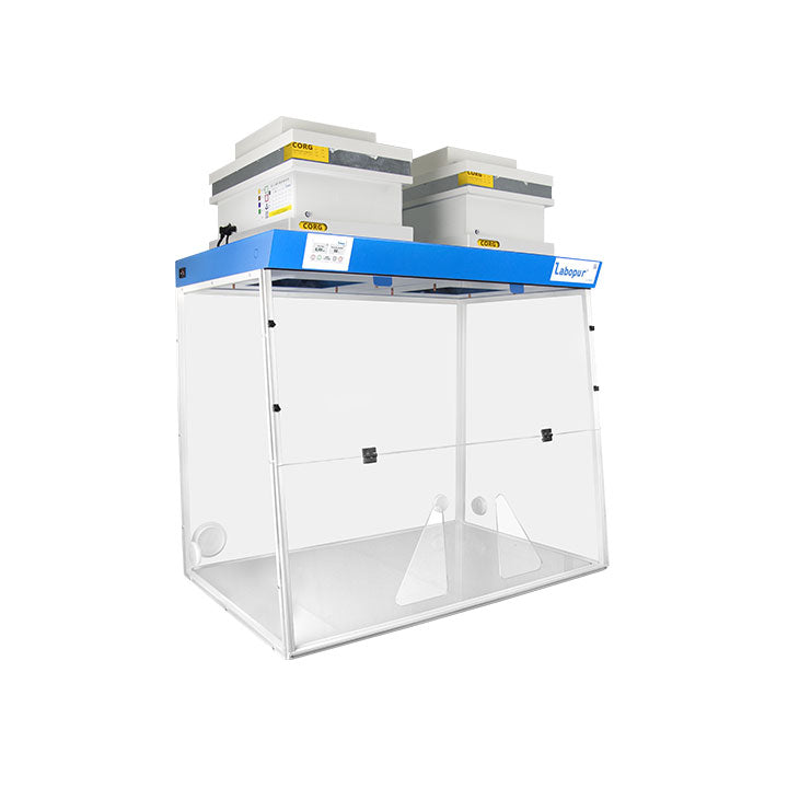 Ecosafe Abluft-abzugshaube 1500 Mm - 2 Module - Für Reinräume - Zwei Öffnungen