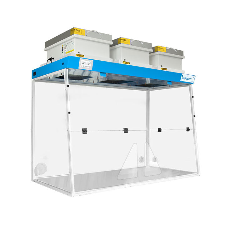 Ecosafe Abluft-abzugshaube 1500 Mm - 3 Module - Für Flüssigkeiten - Zwei Öffnungen
