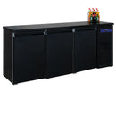 Virtus & Mastro bottle cooler with 3 doors, 500 liters, -2°/+8°C