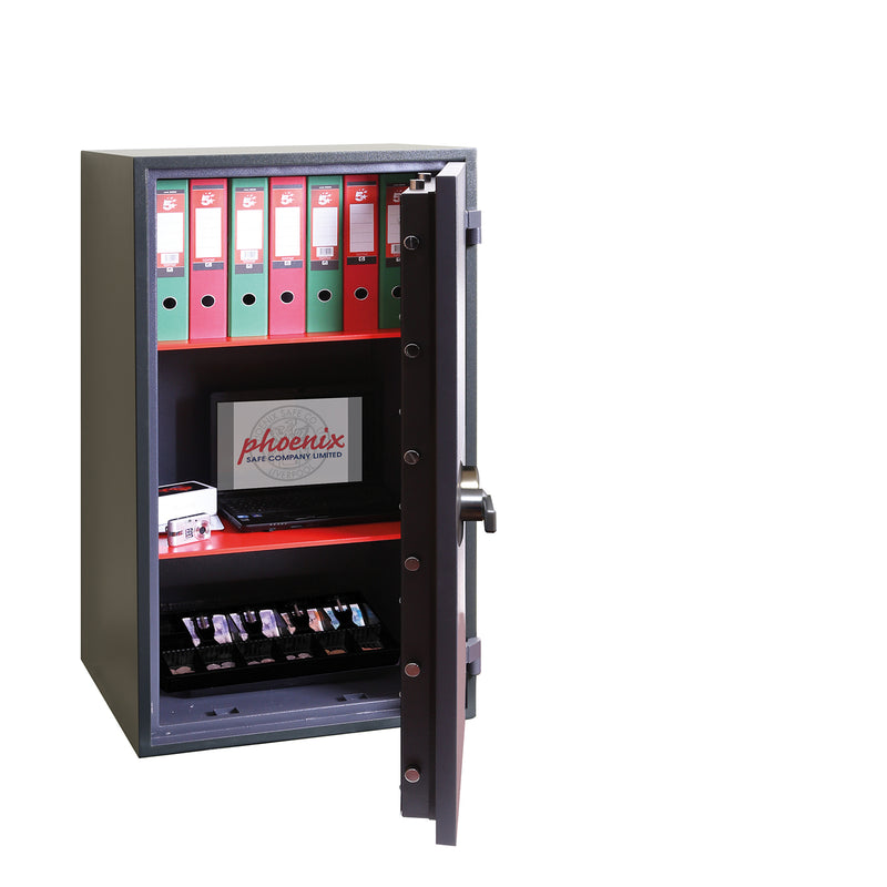 Phoenix Neptune HS1055E Größe 5 Hochsicherer Euro-Grad-1-Tresor mit Elektronikschloss