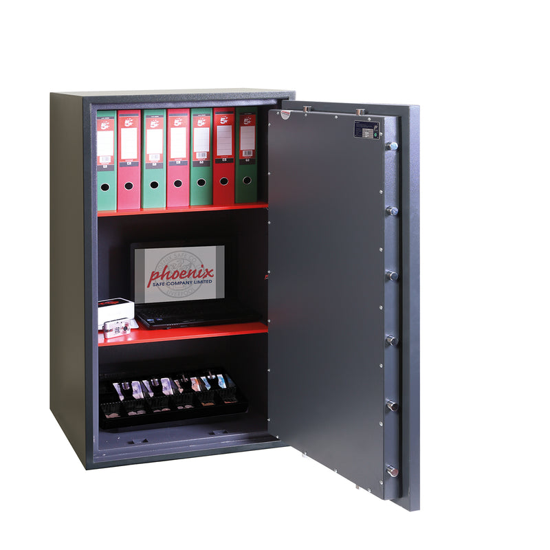 Phoenix Neptune HS1055E Größe 5 Hochsicherer Euro-Grad-1-Tresor mit Elektronikschloss