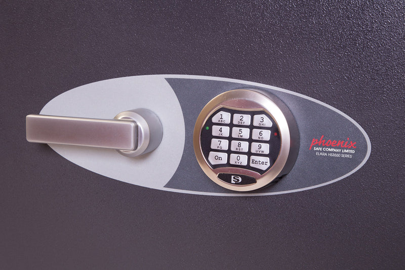 Phoenix Elara HS3551E Größe 1 Hochsicherer Euro-Grad-3-Tresor mit Elektronikschloss