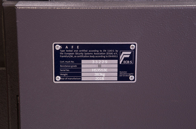 Phoenix Elara HS3553E Größe 3 Hochsicherer Euro-Grad-3-Tresor mit Elektronikschloss