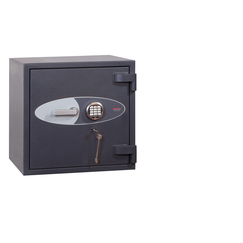 Phoenix Planet HS6071E Größe 1 Hochsicherer Euro-Grad-4-Tresor mit Elektronik- und Schlüsselschloss