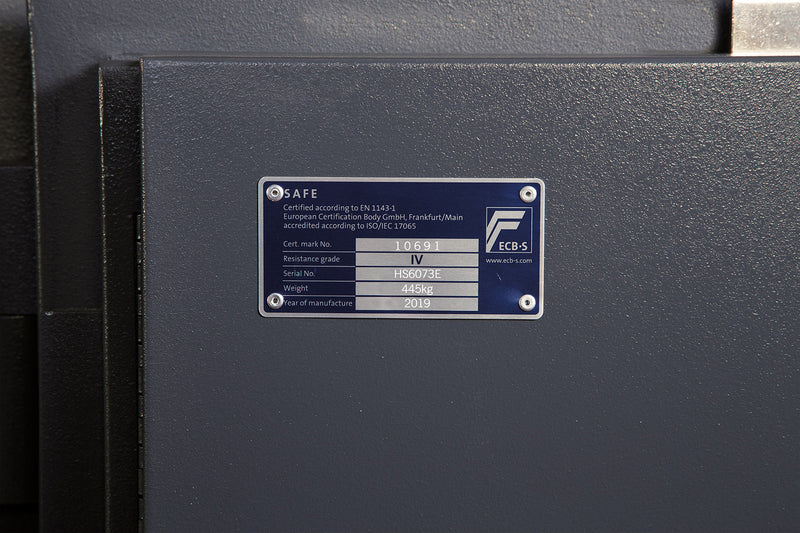 Phoenix Planet HS6073E Größe 3 Hochsicherer Euro-Grad-4-Tresor mit Elektronik- und Schlüsselschloss