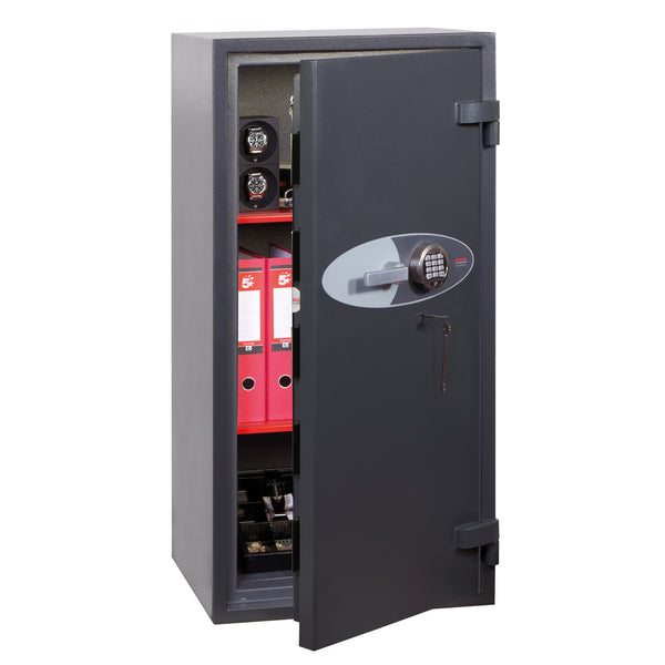 Phoenix Cosmos HS9074E Größe 4 Hochsicherer Euro-Grad-5-Tresor mit Elektronik- und Schlüsselschloss