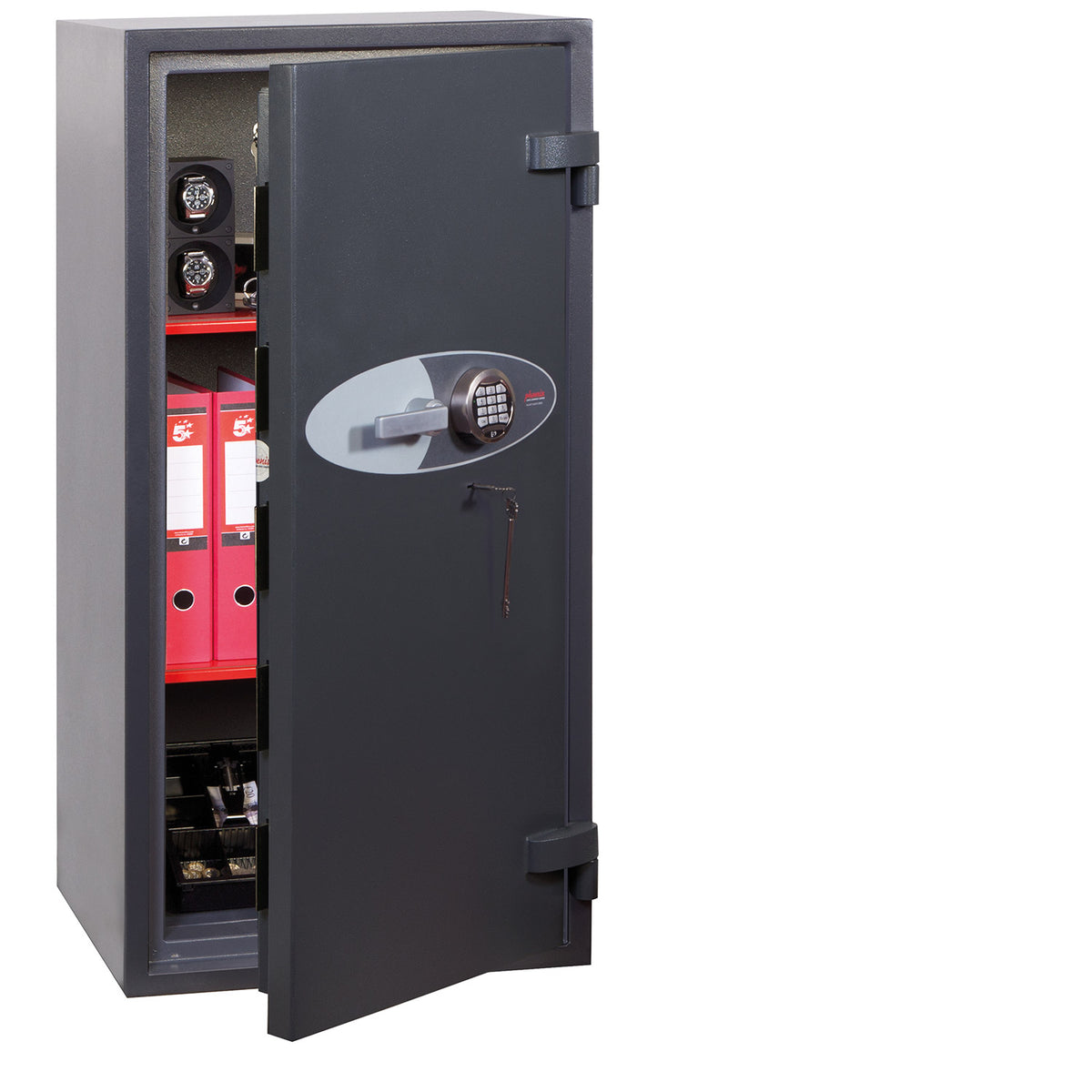 Phoenix Cosmos HS9074E Size 4 High-security Euro Grade 5 safe with electronic and key lock