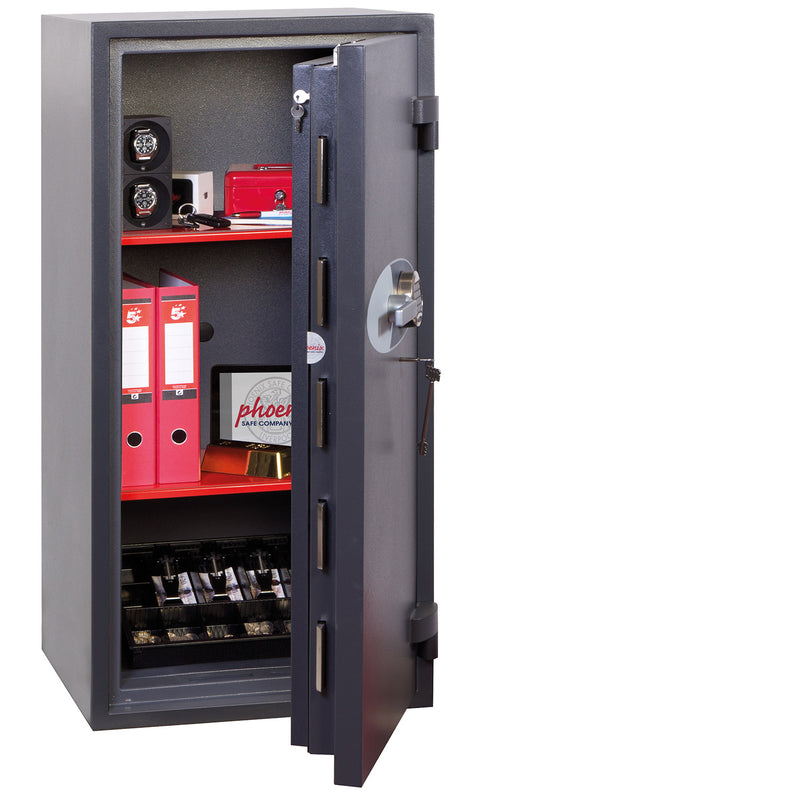Phoenix Cosmos HS9074E Größe 4 Hochsicherer Euro-Grad-5-Tresor mit Elektronik- und Schlüsselschloss