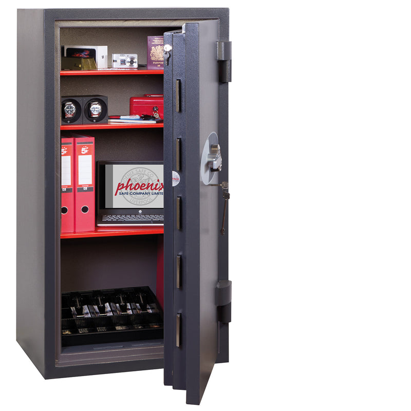 Phoenix Cosmos HS9075E Größe 5 Hochsicherheitseuropäische Stufe 5 Safe mit Elektronik- und Schlüsselschloss