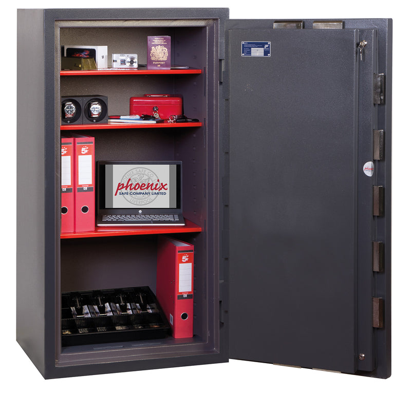 Phoenix Cosmos HS9075E Größe 5 Hochsicherheitseuropäische Stufe 5 Safe mit Elektronik- und Schlüsselschloss