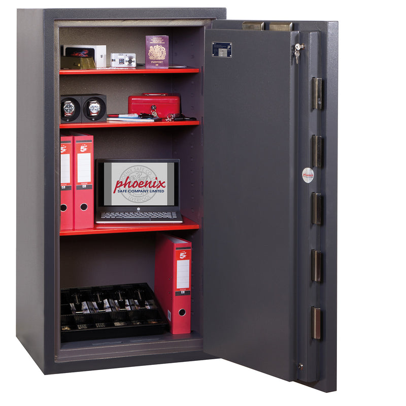 Phoenix Cosmos HS9075K Größe 5 Hochsicherer Euro-Grad-5-Tresor mit 2 Schlüsselschlössern