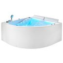 Hydrosan HYDROSAN-BADWANNE MIT HYDROMASSAGE INGA WEISS 150x150 CM INGA