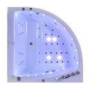 Hydrosan HYDROSAN-BADWANNE MIT HYDROMASSAGE INGA WEISS 150x150 CM INGA