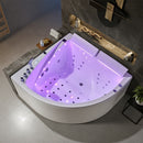 Hydrosan HYDROSAN-BADWANNE MIT HYDROMASSAGE INGA WEISS 150x150 CM INGA