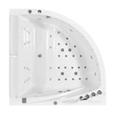 Hydrosan HYDROSAN-BADWANNE MIT HYDROMASSAGE INGA WEISS 150x150 CM INGA