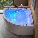 Hydrosan HYDROSAN-BADWANNE MIT HYDROMASSAGE INGA WEISS 150x150 CM INGA