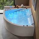 Hydrosan HYDROSAN-BADWANNE MIT HYDROMASSAGE INGA WEISS 150x150 CM INGA
