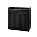Virtus & Mastro serving cabinet with 2 drawers and 2 doors - black