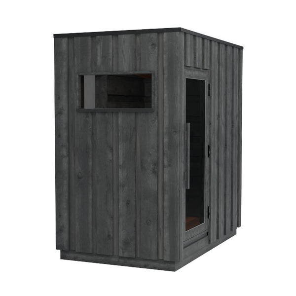 Harvia Legend Umkleidekabine (inkl. Holzbank und LED-Rack)