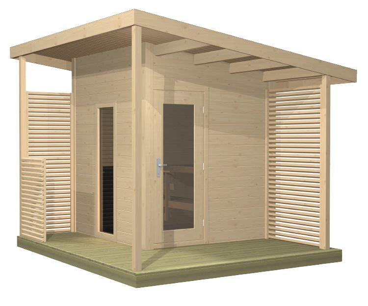 Harvia Außensauna Harvia Solide Compact