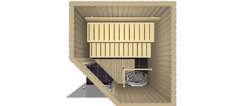 Harvia Saunakabine Variant 1505x1505 links