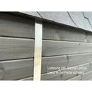 Fjordholz Barrel Sauna Model Luxe-3 Two-Room Black Edition