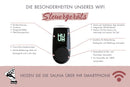 Karibu Gartensauna "Saunahaus Joost 1 mit Vorraum naturbelassen / 9kW Bio-Ofen + HUUM WIFI Steuergerät Sparset" 4 Personen