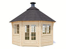 Fjordholz 8-Eck Grillpavillon Modell Gunnar 12m²