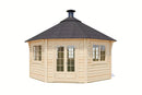 Fjordholz 8-Eck Grillpavillon Modell Gunnar 17m²