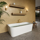 Riluxa Hydra Corian® Design wall-mounted bathtub 