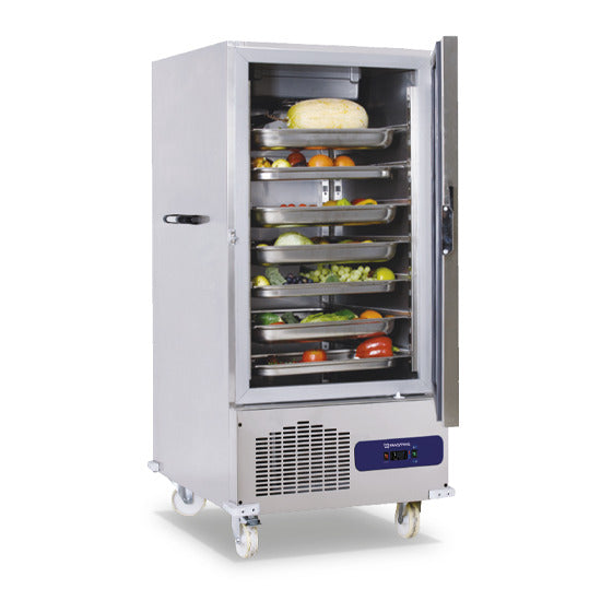 Virtus & Mastro Kühlschrank für Bleche auf Rädern, 12x GN 2/1, -2/+8 °C