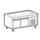 Virtus & Mastro cooling plate on a chilled base, 3x GN 1/1