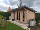 Fjordholz Gartenhaus Modell Jacob 44 B mit Abstellraum