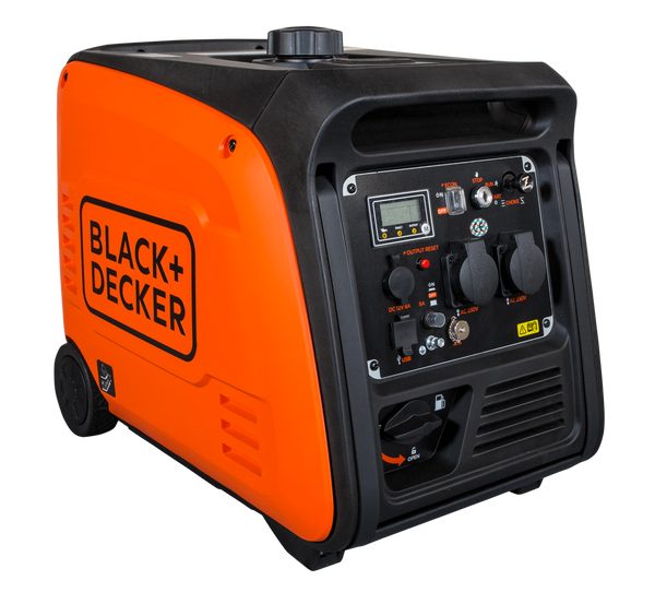Black + Decker Inverter Stromaggregat Benzin 3900 Watt BXGNI4000E