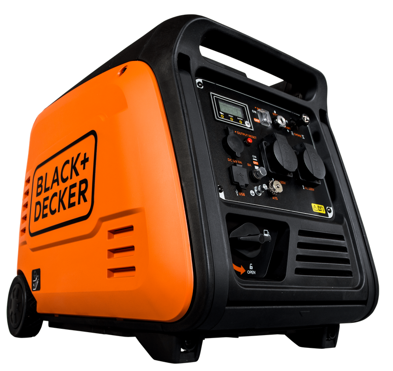 Black + Decker Inverter Stromaggregat Benzin 3900 Watt BXGNI4000E